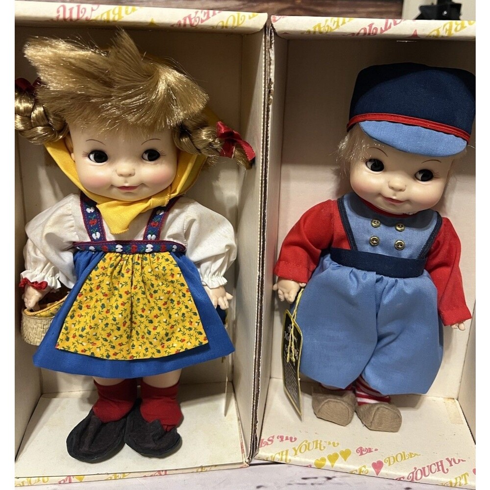EFFANBEE DUTCH TREAT BOY - GIRL Just Friends Collection 11” Tall Dolls New